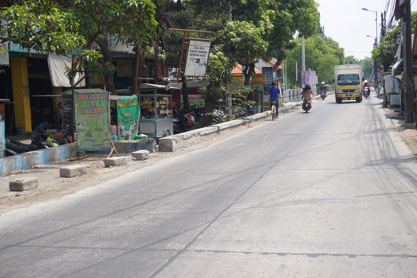 Proyek Betonisasi Ruas Jalan Kwangsan Sedati Sudah Rampung 100 Persen