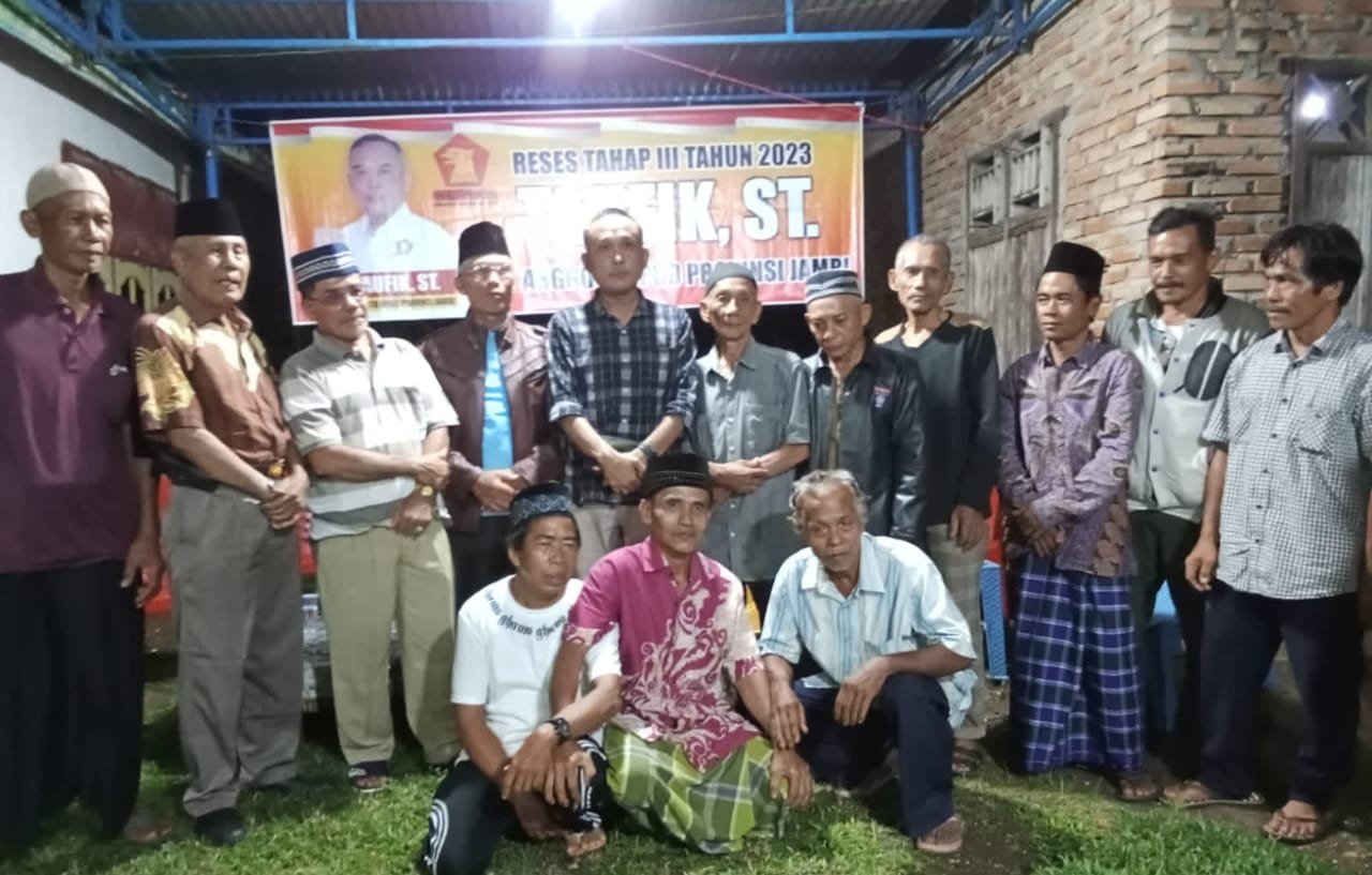 Reses Perdana Taufik, ST Anggota DPRD Provinsi Jambi Fraksi Partai Gerindra