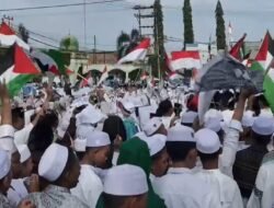 Aksi Solidaritas Peduli Palestina Ribuan Masyarakat Batanghari Turun Kejalan