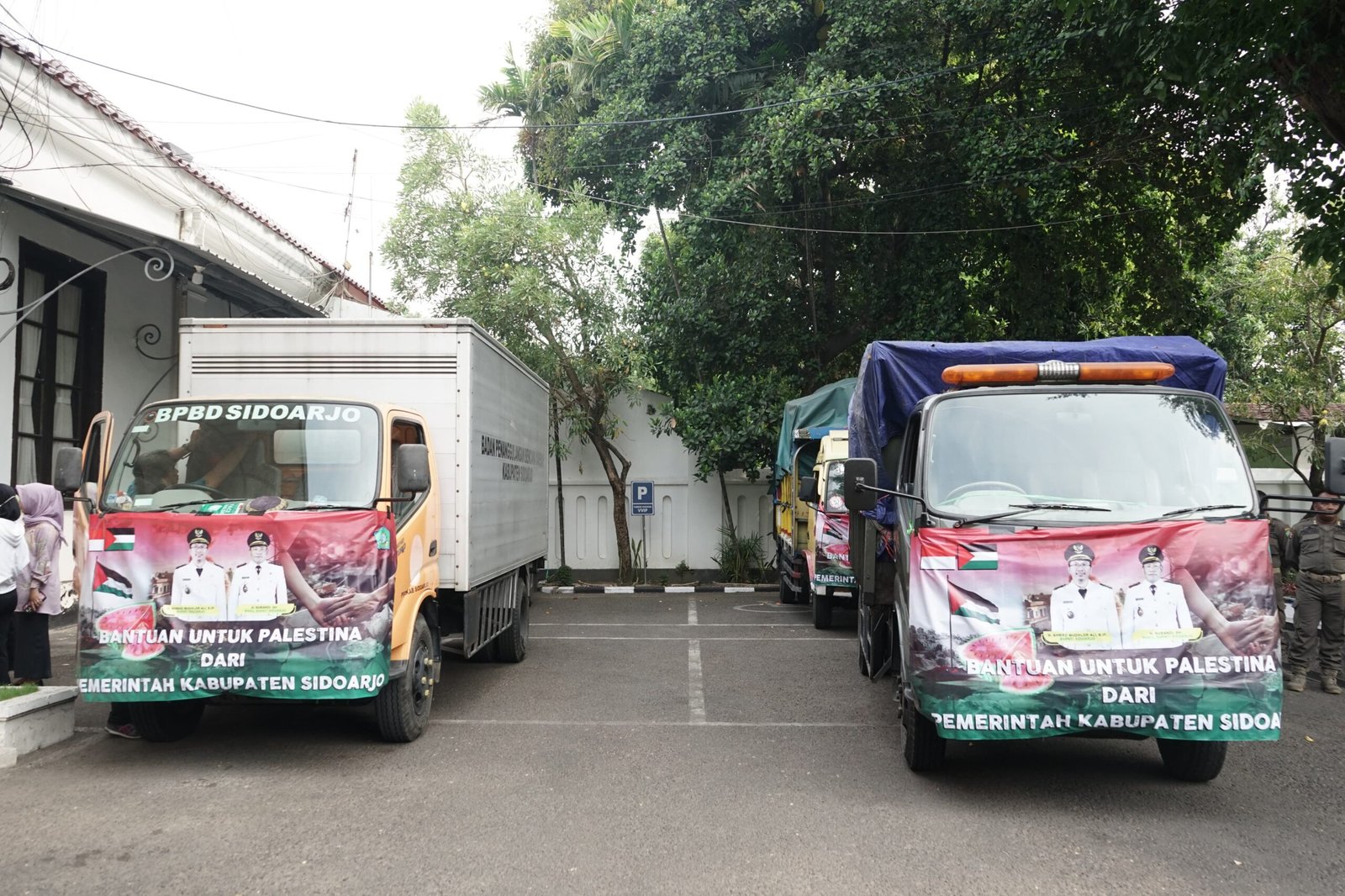 Wabup Subandi Berangkatkan 5 Ribu Lebih Bantuan Barang untuk Palestina