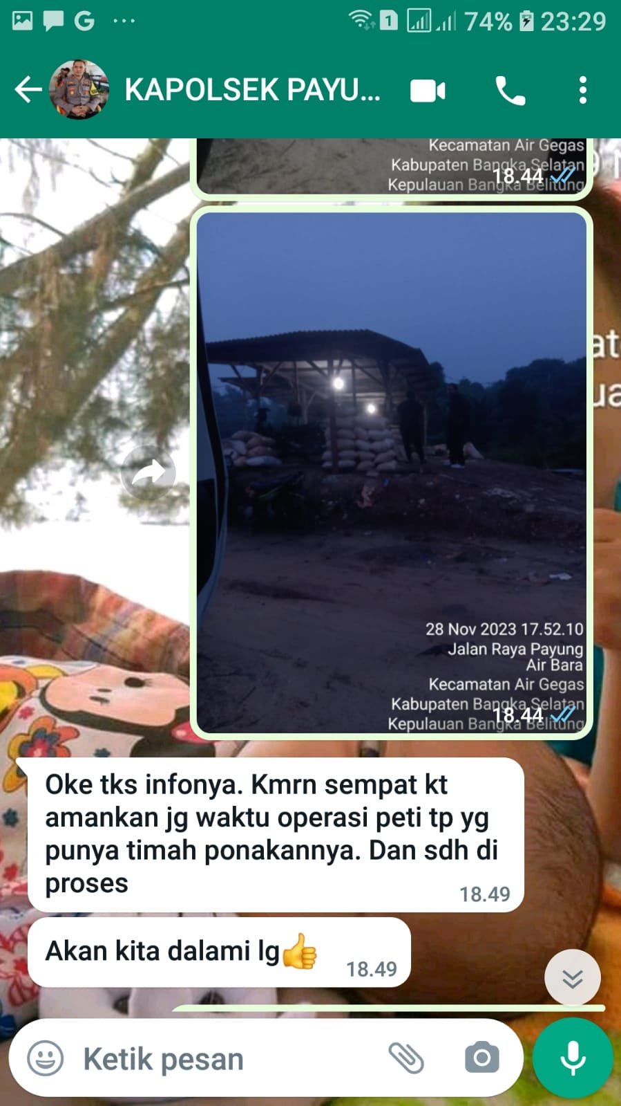 Pelemburan Atau Penggilingan Batu Timah Yang Diduga Iilegal  Tanpa Ada Tindakan tegas dari APH