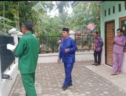 Camat Maro Sebo Ulu Monitoring  Bangunan Fisik Dana Desa 2023 Di Desa  Sungai Ruan Ilir