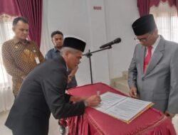 Akhirnya Nahkoda Direktur Kembali Dilantik Iskandar  Menjadi Dirut PDAM Tirta Peusada