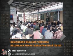 Sinergitas Dengan BNN Kota Langsa Dan Camp Shalawat Lapas Idi Laksanakan Shalawat Akbar Bagi Warga Binaan
