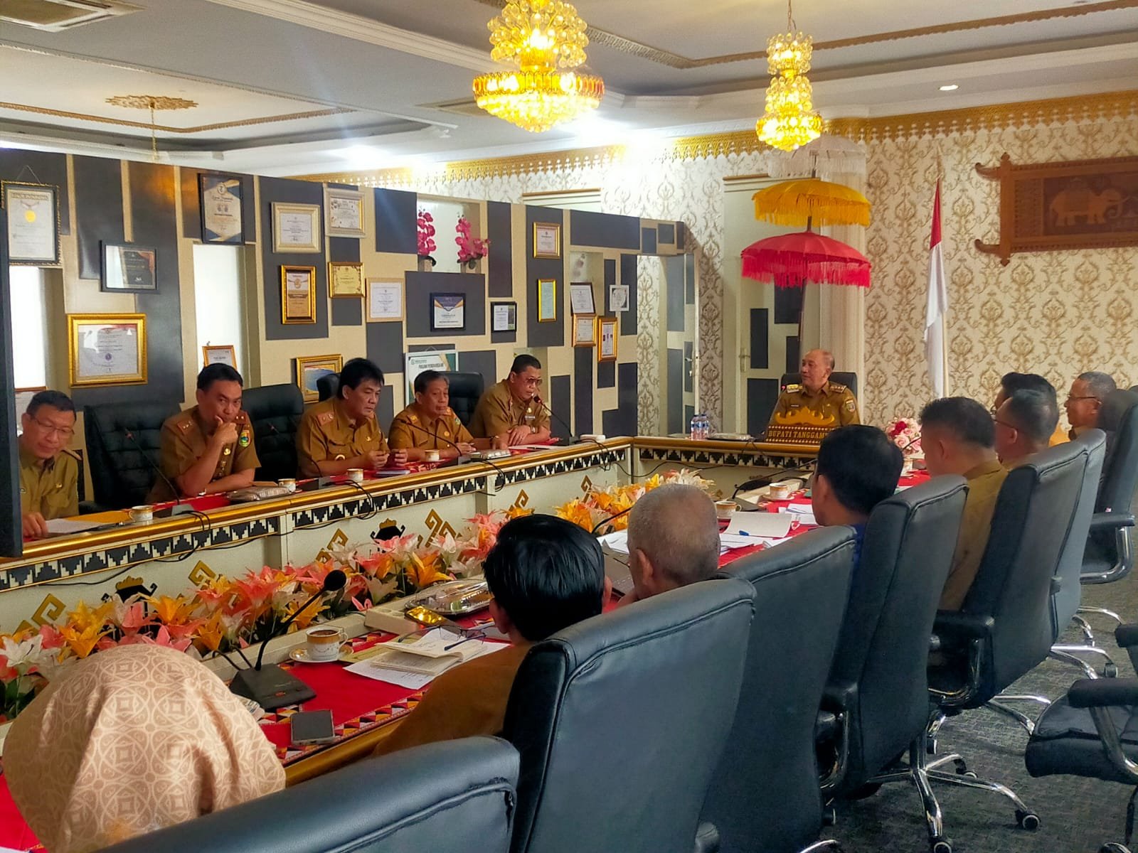 Pemkab Tanggamus Rapat Optimalisasi Pusat Pengendalian Operasi Penanggulangan Bencana Se- Kabupaten Tanggamus