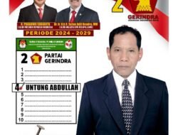 Caleg Dari Partai Gerindra Untung Abdullah Mintak Do’a Restu Warga