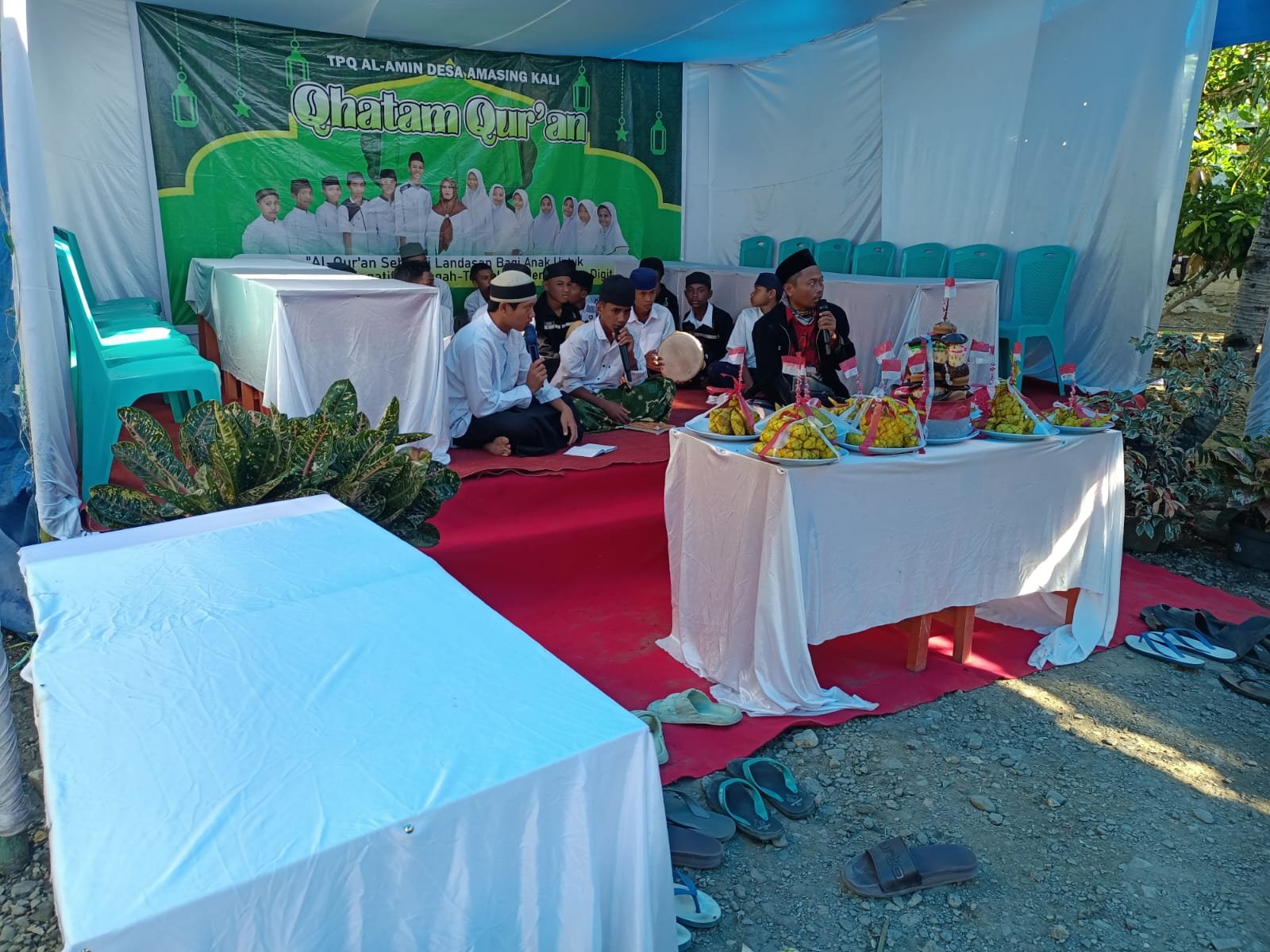 TPQ Al Amin Khatamkan Qur'an 14 Murid di Desa Amasing Kali Halmahera Selatan