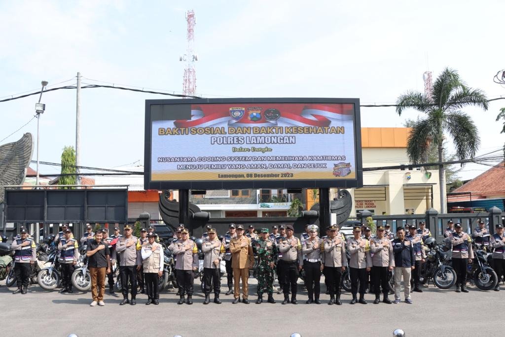 Cooling System Pemeliharaan Kamtibmas Diwarnai Aksi Baksos dan Bakti Kesehatan