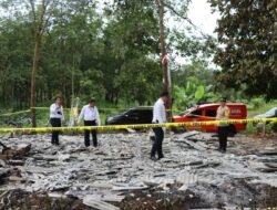 Kasat Reskrim Polres Tanggamus, Gerak Cepat Identifikasi Kebakaran Posko Adat