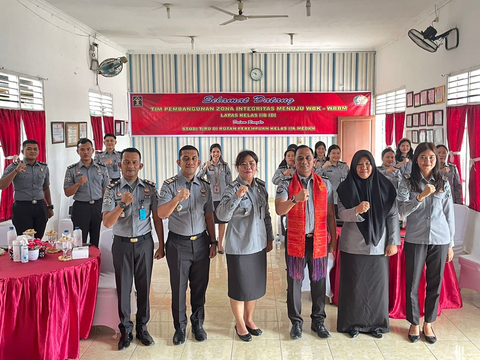 Serius Wujudkan WBK, Lapas Kelas IIB Idi Studi Tiru Ke Rutan Perempuan Kelas IIA Medan