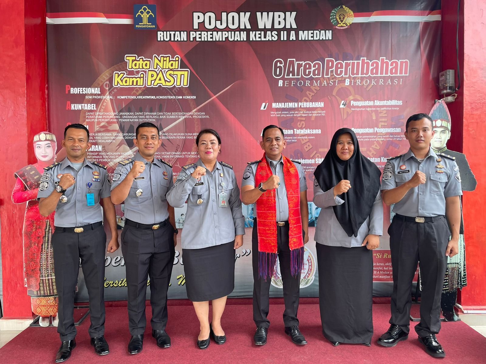 Serius Wujudkan WBK, Lapas Kelas IIB Idi Studi Tiru Ke Rutan Perempuan Kelas IIA Medan