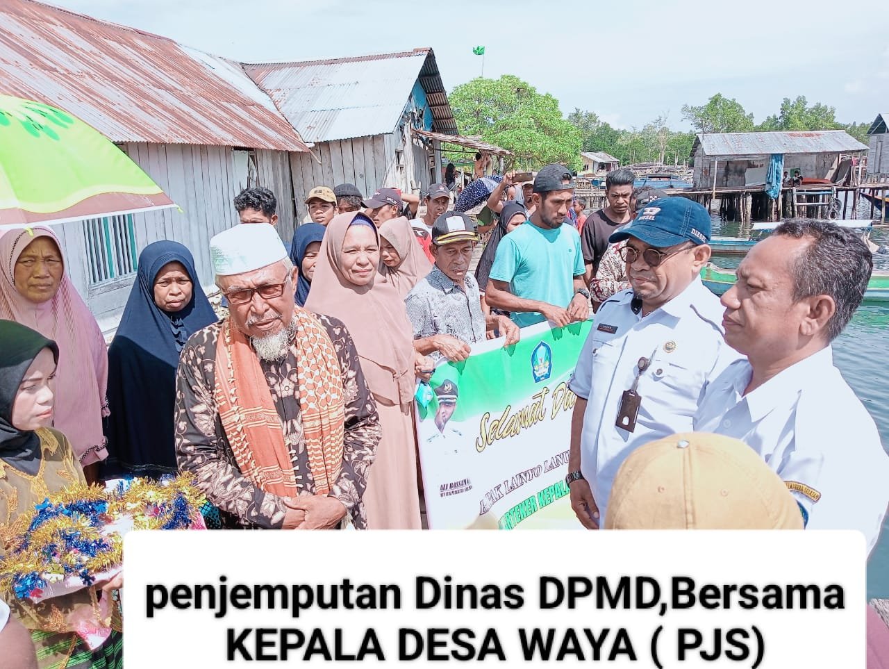 Kunjungan Dinas Pemberdayaan Masyarakat Desa (DPMD) di Desa Waya