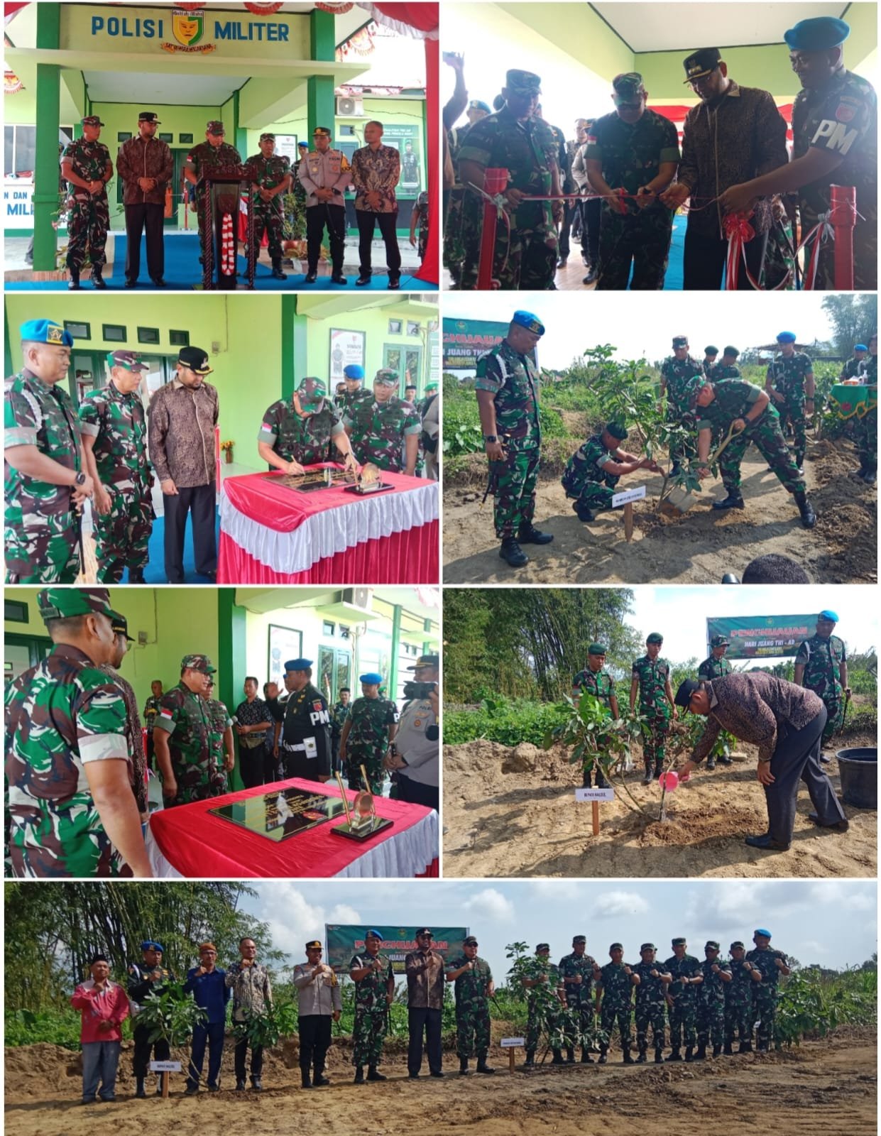 Markas Subdenpom XVl/1-2 Labuha Diresmi Pangdam XVI/Ptm, Ini Harap Bupati Halsel