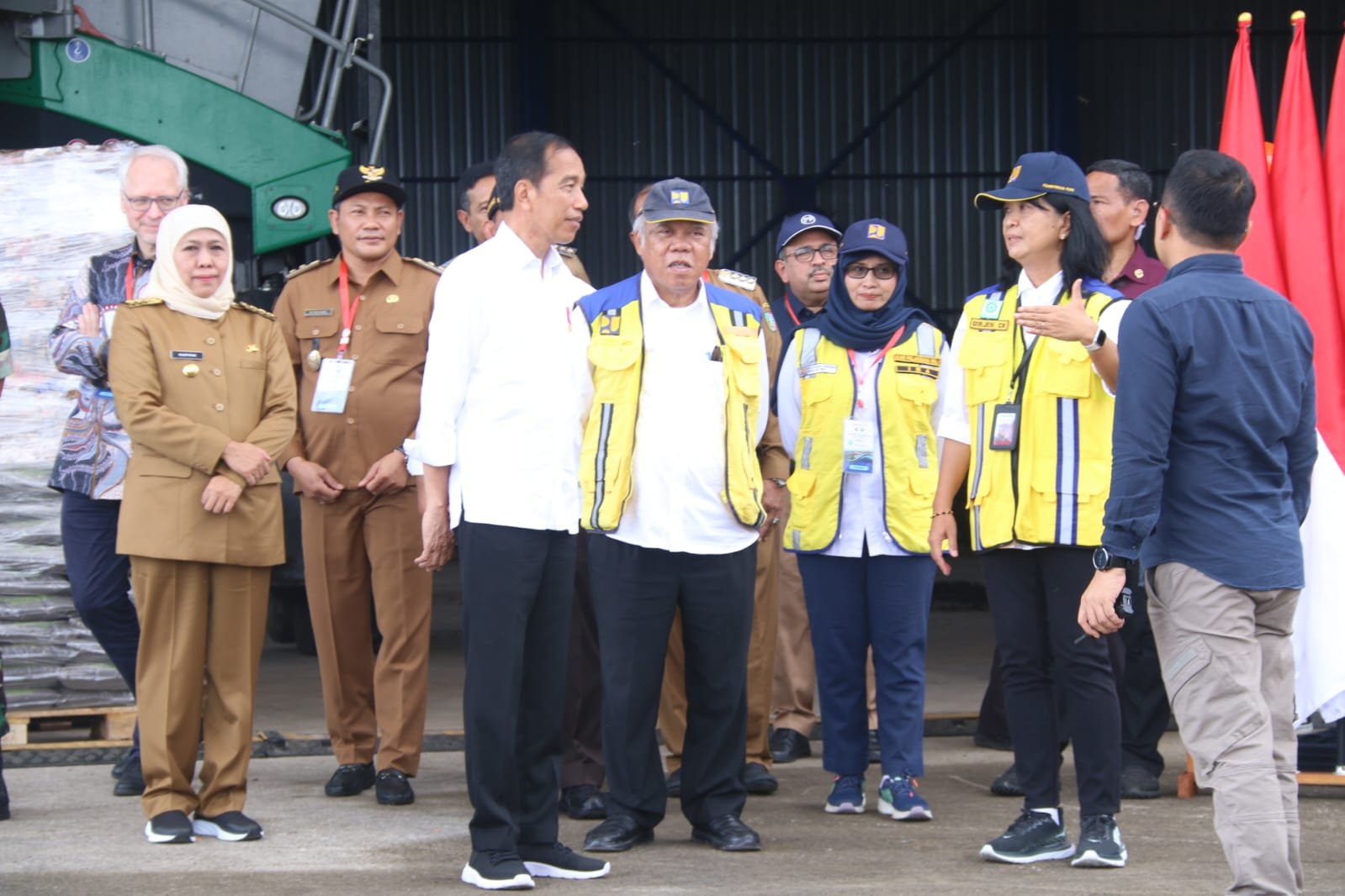 Presiden Jokowi Resmikan TPA Griya Mulyo Jabon