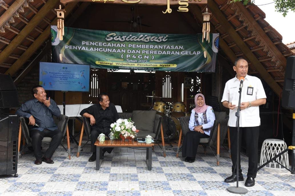 Cegah Peredaran Gelap Narkoba, Diskominfo Sidoarjo Gelar Sosialisasi P4GN