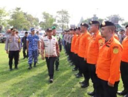 Pj Bupati Jombang Bersama Forkopimda Cek Kesiapan Personil dan Peralatan