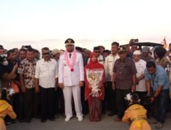Masyarakat Halmahera Selatan Jemput Bupati Hasan Ali Basam Kasuba