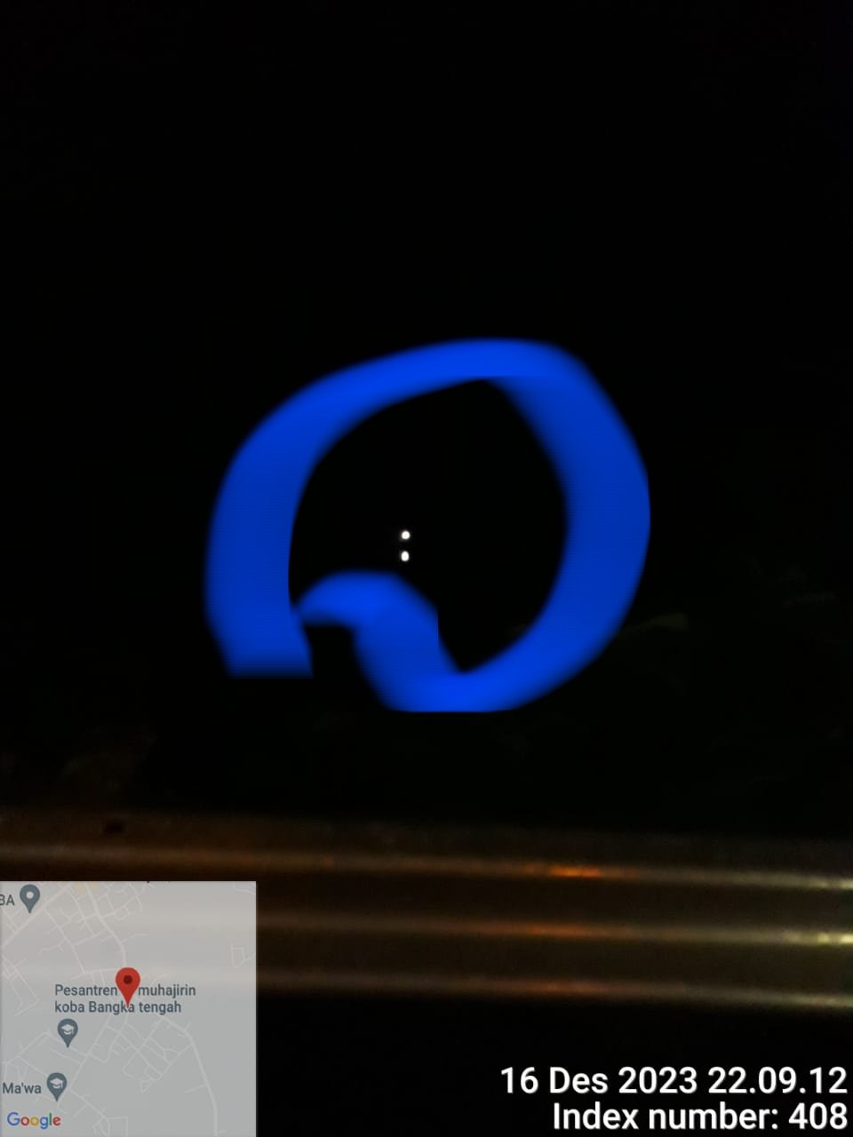 Aktivitas tambang timah di malam hari di bawah jembatan Nibung Koba tanpa ada tindakan tegas dari aph