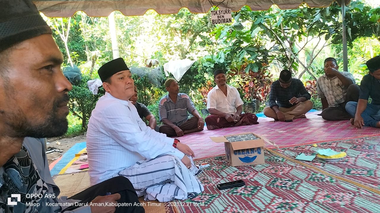 KPA/PA Sagoe Meuhijoe Takziah Kerumah Duka Panglima Syukri Ayah Tgk.Iskandar Kapai Baroe Kecamatan Darull Aman