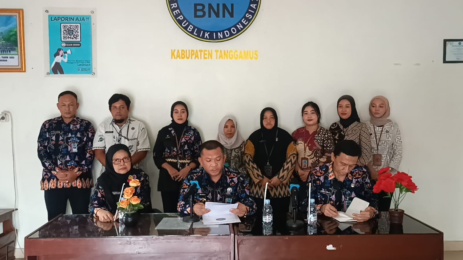 BNNK Tanggamus menggelar Ekspose akhir tahun 2023