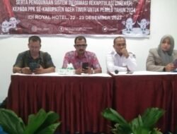 KIP Aceh Timur Gelar Bimtek Kepada PPK Se Kabupaten Aceh Timur Untuk Pemilu 2024