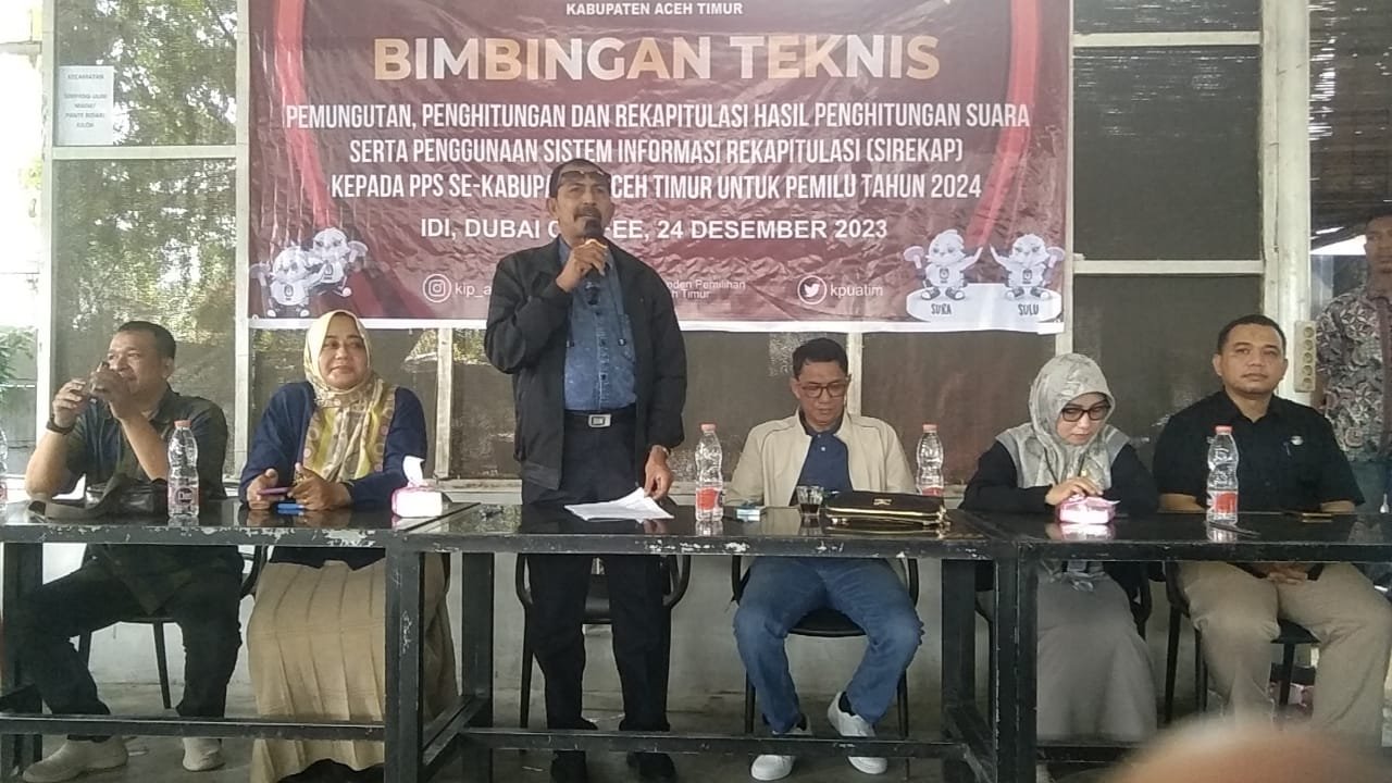 Kegiatan Bimbingan Teknis Kabupaten AcehTimur Di Adakan Di DUBAI COFEE