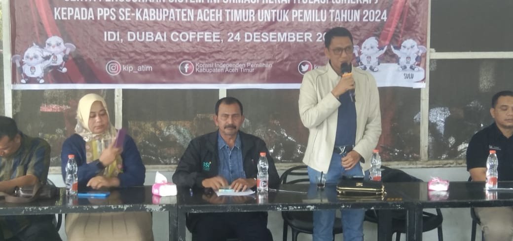 Kegiatan Bimbingan Teknis Kabupaten AcehTimur Di Adakan Di DUBAI COFEE
