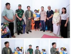 Pascaoperasi Benjolan di Kepala, Pj Gubernur Sumut Jenguk Balita Mesrida Waruwu dari Nias