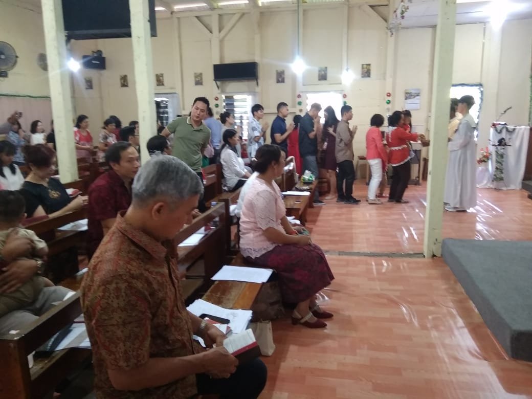Perayaan Natal Kota Sungai Penuh di Gereja ST. Paulus Berjalan Dengan Sukses