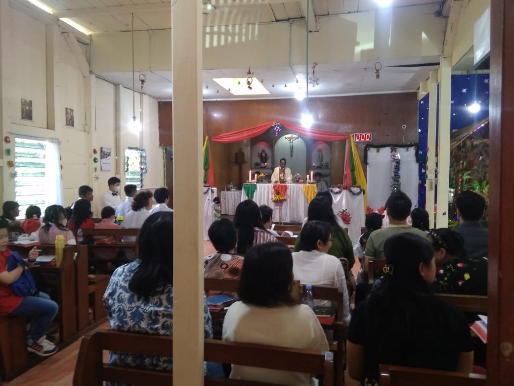 Perayaan Natal Kota Sungai Penuh di Gereja ST. Paulus Berjalan Dengan Sukses