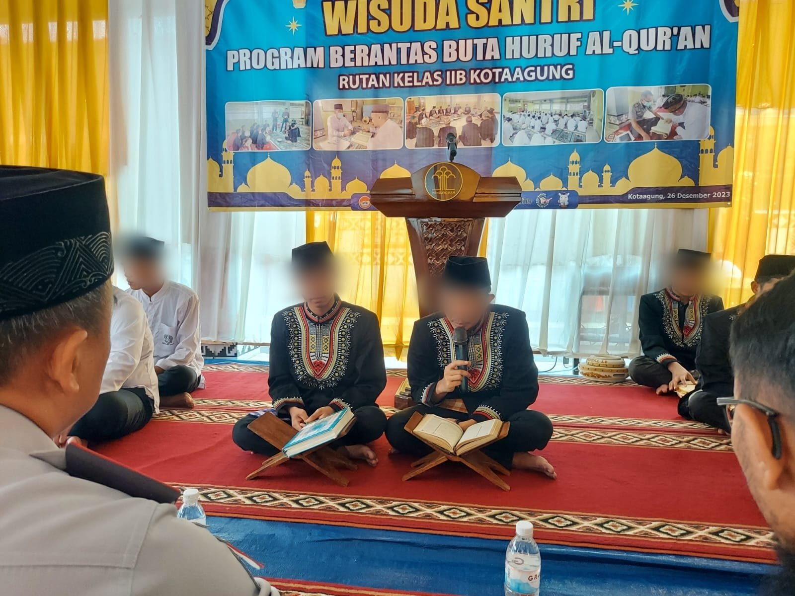 Berantas Buta Huruf AL-QURAN, Rutan KOTA AGUNG Wisuda 56 Santri