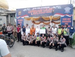 Melaksanakan Bakti Sosial Dan Kegiatan Patroli Di Pos Pelayanan OPS Lilin Seulawah 2023
