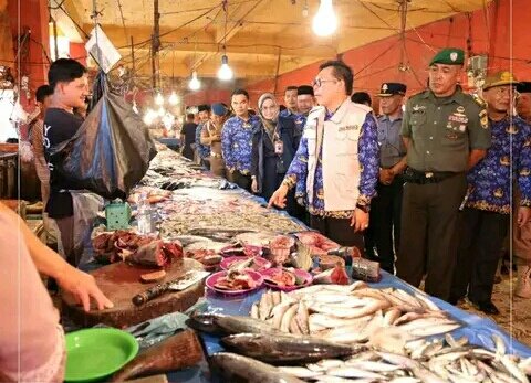 Kepala Dinas Ketahanan Pangan Sidak Langsung Pasar Tradisional