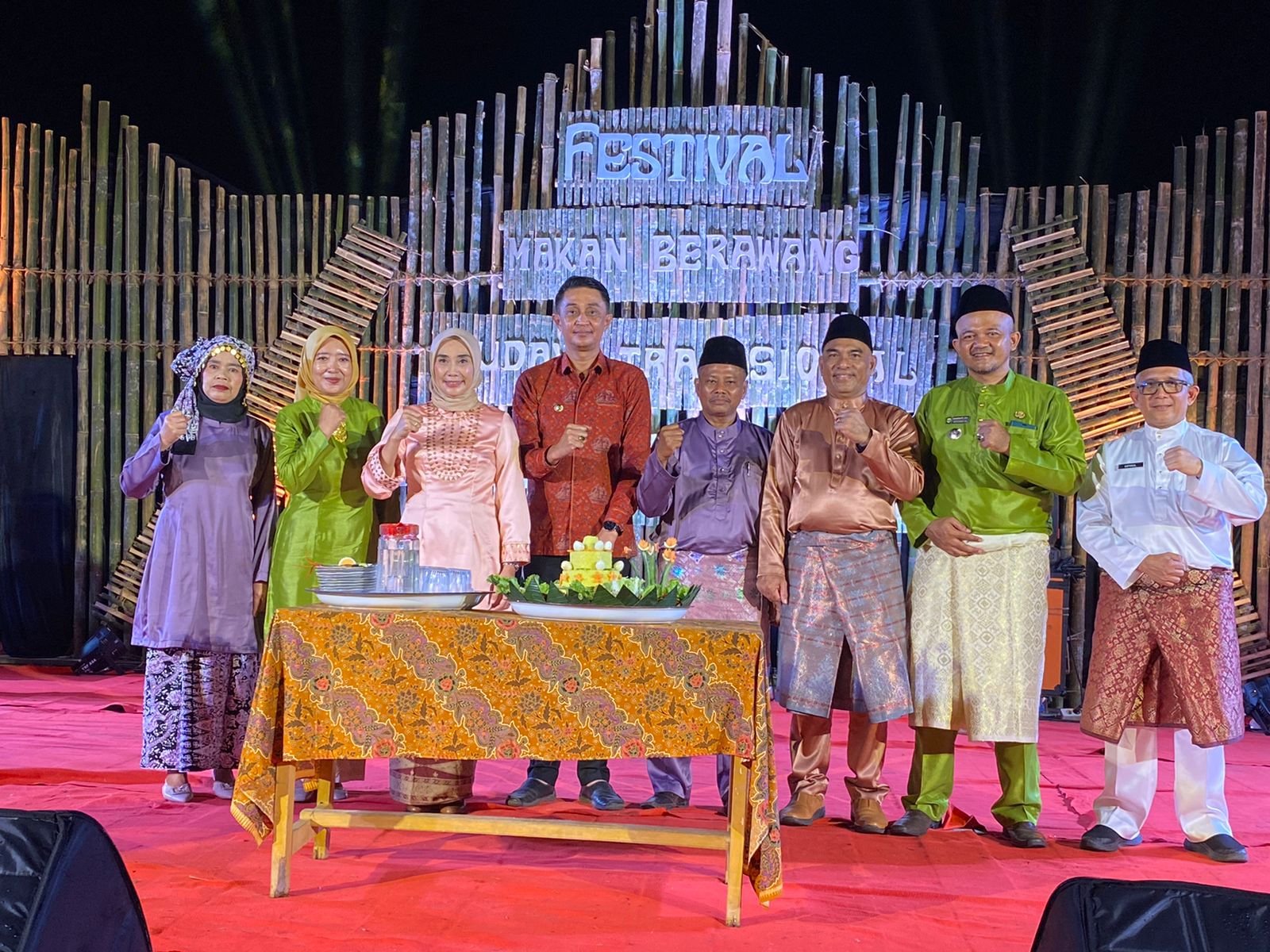 Pemerintah Desa Maro Sebo Gelar Festival Makan Merawang