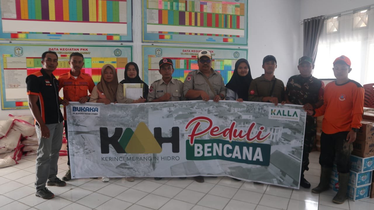 PLTA Merangin Kerinci Peduli Bencana Berbagi Bahan Pokok Makanan