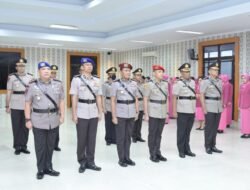 Sertijab Dirpolairud , Dirnarkoba dan 4 Kapolres Dipimpin Langsung Oleh Kapolda Jambi