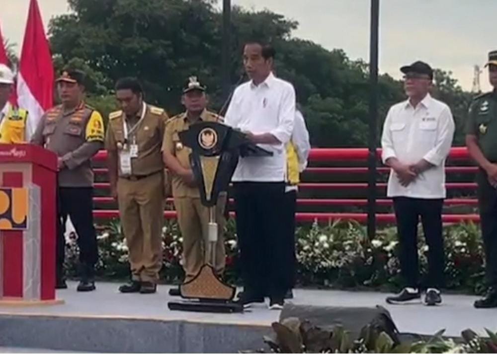 Presiden Jokowi Resmikan Penggantian Jembatan Callender Hamilton Cisadane A dan B