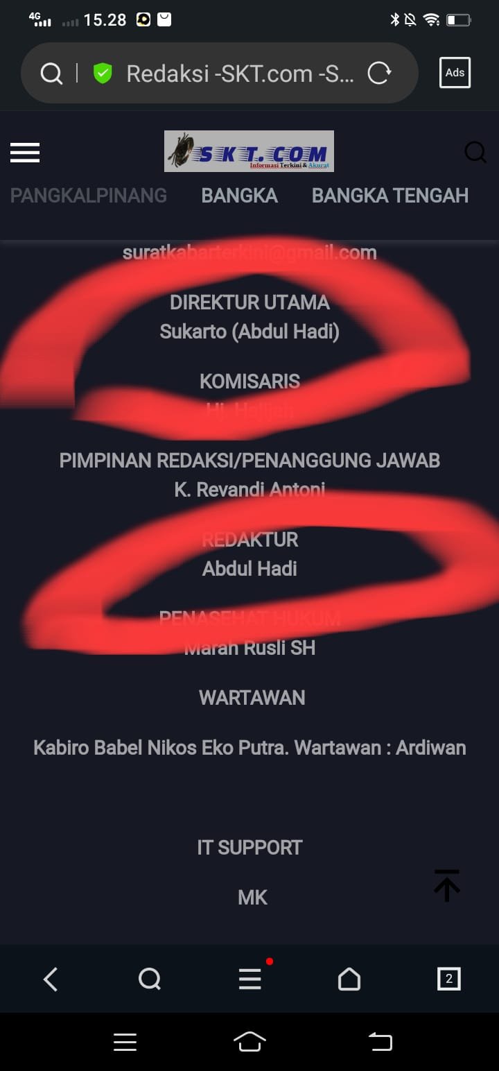 Oknum Honorer Dishub Provinsi Babel Merangkap Jadi Wartawan Sampai Saat Ini Belum Ada Tindakan Tegas Dan Masih Bisa Bekerja