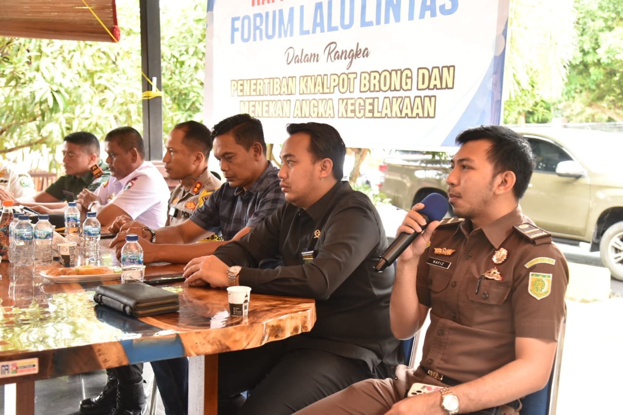 Rapat koordinasi Forum Lalulintas Dalam Rangka Penertiban Knalpot Brong Dan Menekan Angka Kecelakaan