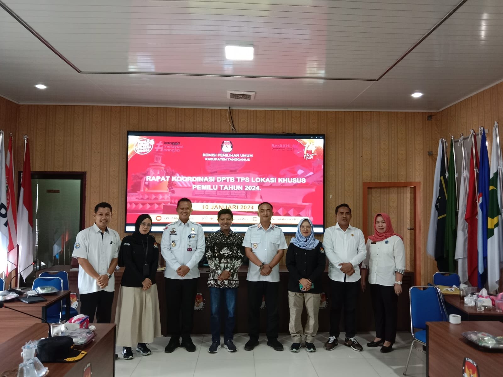 Rakoord Penyerahan DPTB Pemilih Di Lokasi Khusus