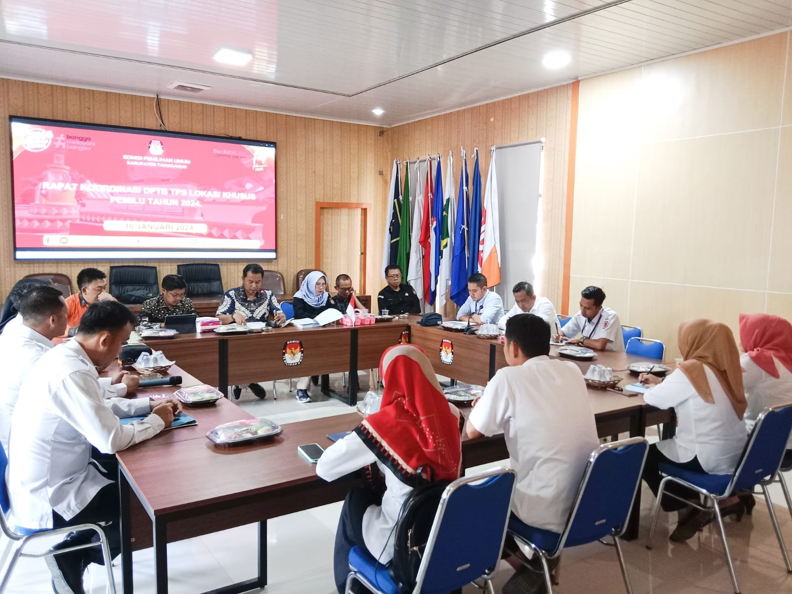 Rakoord Penyerahan DPTB Pemilih Di Lokasi Khusus