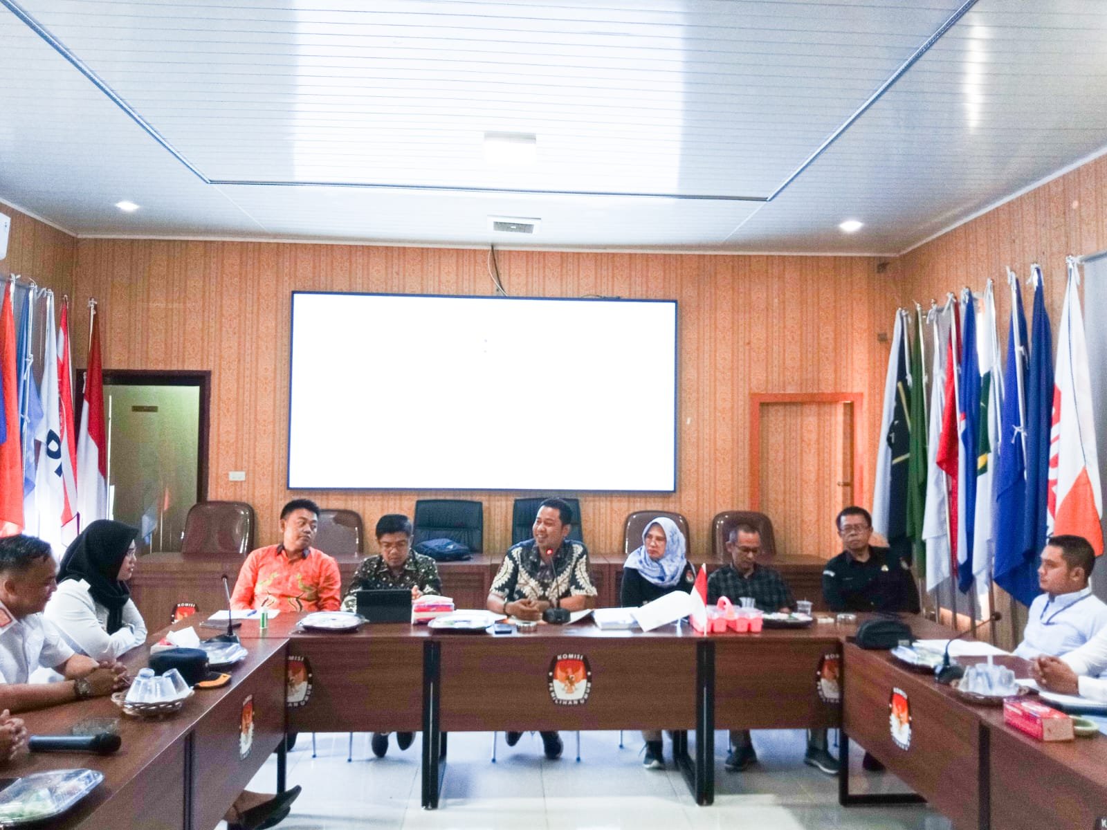 Rakoord Penyerahan DPTB Pemilih Di Lokasi Khusus