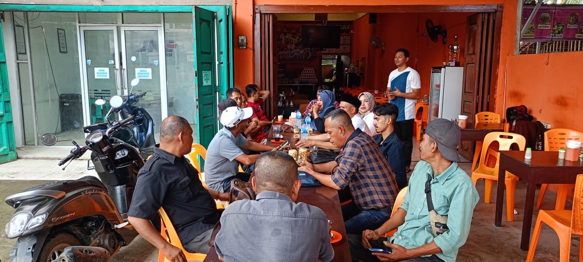 Yahya Ys sambung Tali Silaturahmi dengan sejumlah Awak Media Aceh Timur