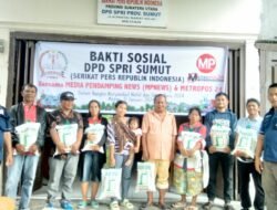 DPD SPRI SUMUT “Serikat Pers Republik Indonesia ” Bersama Media Pendamping News dan Media Metropos 24 Bakti Sosial Sambut Natal Dan Tahun Baru