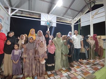 Caleg DPR-RI Ridhwan Ariffalah Rusli Bintang Mempererat Silaturahmi dengan Warga Peunaron dan Memberikan Santunan Anak Yatim di Aceh Timur