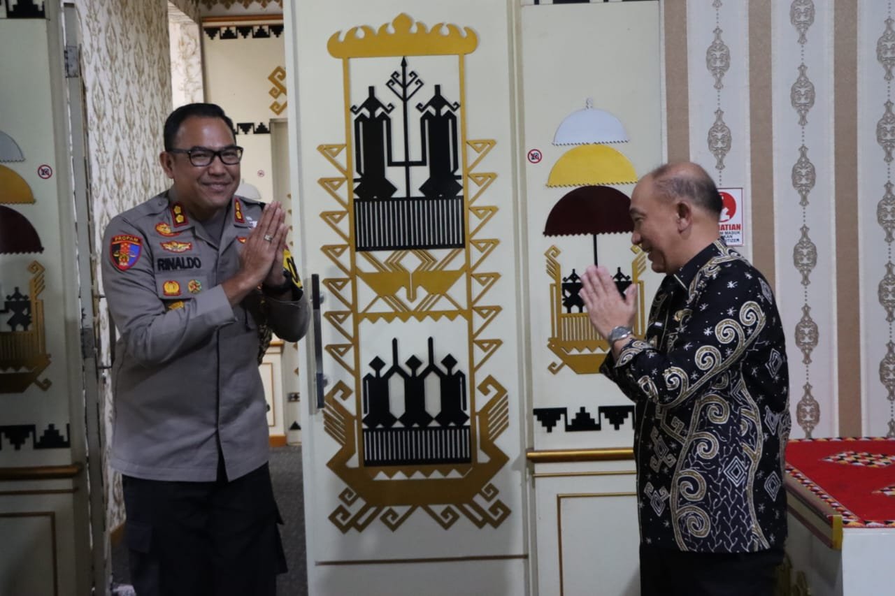 Kapolres Tanggamus Silaturahmi ke Pejabat Bupati, Kalapas dan Karutan Kota Agung