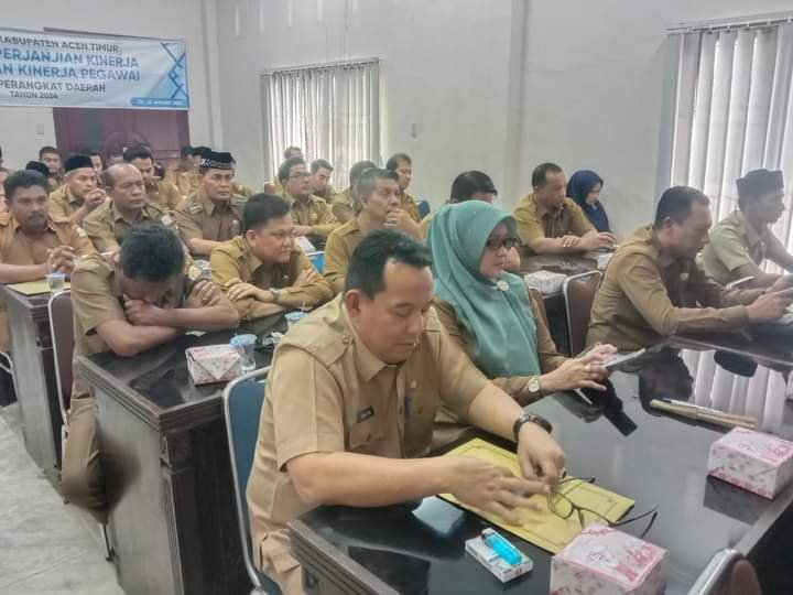 Pj Bupati Aceh Timur Gelar Kegiatan Penetapan Kinerja dan SKP