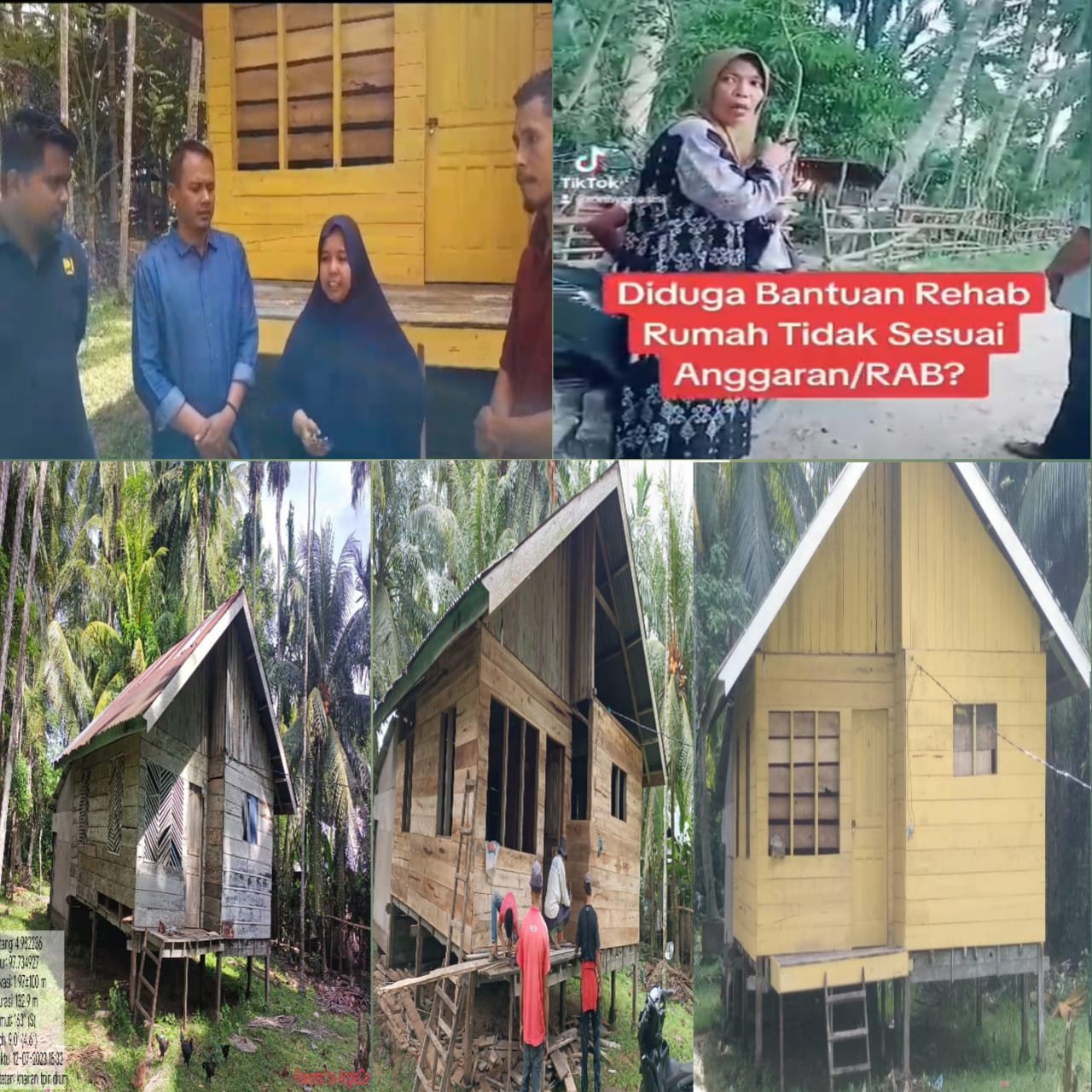 Sempat Viral Di FB Dan Tik Tok Penerima Rumah BSPS Angkat Bicara