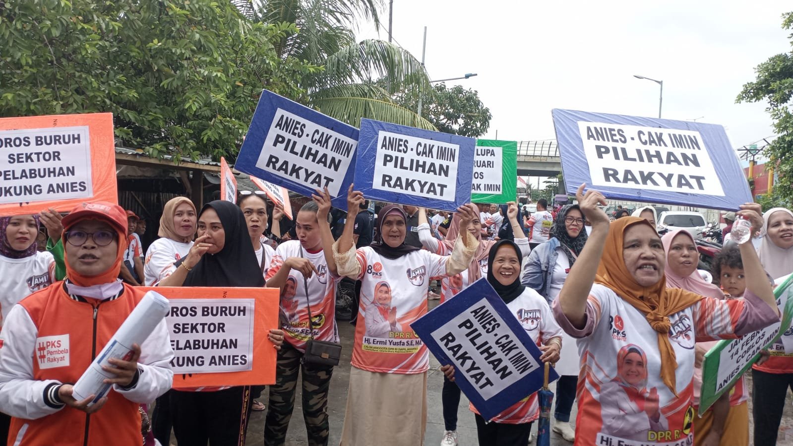 Forum Pekerja Sektor Pelabuhan (FPSP) Dukung AMIN Menangkan Pilpres Agar Bisa Memperjuangkan Kesejahteraan Para Buruh