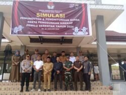 Hadiri Simulasi Pemungutan Suara, PJ Bupati Aceh Timur Berpesan Kepada Masyarakat